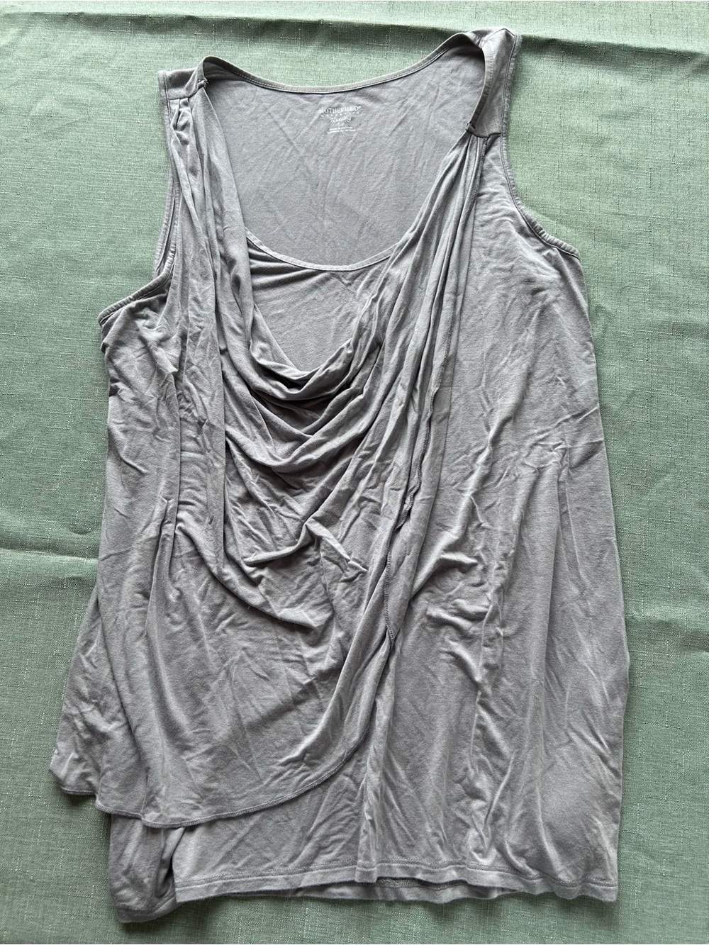 Draped Nursing Women's Top - Gray